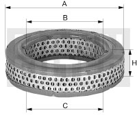 Filtru aer C 2178 MANN-FILTER