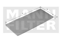 Filtru, aer habitaclu CU 155 0037 (4) MANN-FILTER