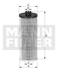 Filtru ulei HU 13 125/3 x MANN-FILTER