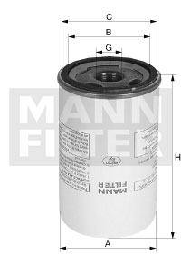 Filtru, aer comprimat LB 962/20 MANN-FILTER