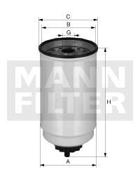 Filtru combustibil WK 12 002 MANN-FILTER