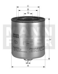 Filtru combustibil WK 8152 MANN-FILTER