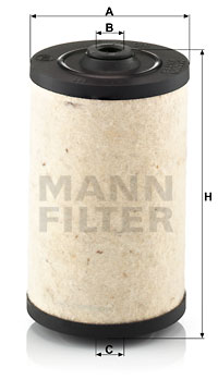 Filtru combustibil BFU 811 MANN-FILTER