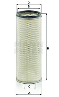 Filtru aer secundar CF 19 006 x MANN-FILTER