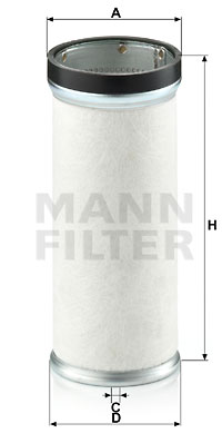 Filtru aer secundar CF 821 MANN-FILTER