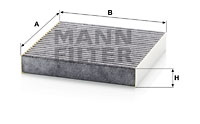 Filtru, aer habitaclu CUK 20 006 MANN-FILTER