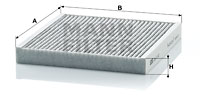 Filtru, aer habitaclu CUK 2132 MANN-FILTER