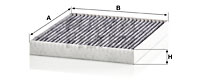 Filtru, aer habitaclu CUK 24 017 MANN-FILTER