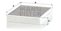 Filtru, aer habitaclu CUK 25 001 MANN-FILTER