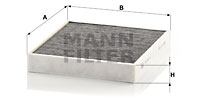 Filtru, aer habitaclu CUK 26 010 MANN-FILTER