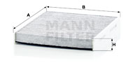 Filtru, aer habitaclu CUK 26 021 MANN-FILTER