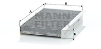 Filtru, aer habitaclu CUK 2747 MANN-FILTER