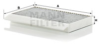 Filtru, aer habitaclu CUK 27 021-2 MANN-FILTER