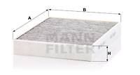 Filtru, aer habitaclu CUK 2847/1 MANN-FILTER