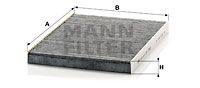 Filtru, aer habitaclu CUK 2882 MANN-FILTER