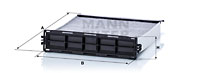 Filtru, aer habitaclu CUK 28 013 MANN-FILTER