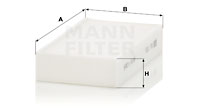 Filtru, aer habitaclu CU 1721-2 MANN-FILTER