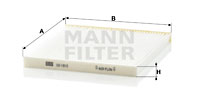 Filtru, aer habitaclu CU 1912 MANN-FILTER