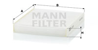 Filtru, aer habitaclu CU 19 001 MANN-FILTER