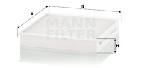 Filtru, aer habitaclu CU 19 014 MANN-FILTER