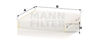 Filtru, aer habitaclu CU 20 006 MANN-FILTER