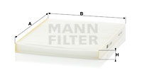 Filtru, aer habitaclu CU 2129 MANN-FILTER