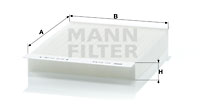 Filtru, aer habitaclu CU 2143 MANN-FILTER