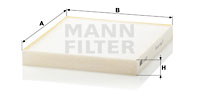 Filtru, aer habitaclu CU 2227 MANN-FILTER