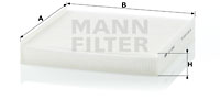 Filtru, aer habitaclu CU 2245 MANN-FILTER