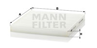 Filtru, aer habitaclu CU 22 010 MANN-FILTER