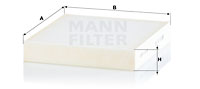 Filtru, aer habitaclu CU 22 034 MANN-FILTER