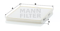 Filtru, aer habitaclu CU 2326 MANN-FILTER