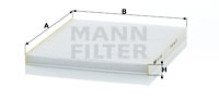 Filtru, aer habitaclu CU 2336 MANN-FILTER