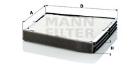 Filtru, aer habitaclu CU 2337 MANN-FILTER