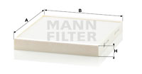 Filtru, aer habitaclu CU 2349 MANN-FILTER