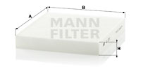 Filtru, aer habitaclu CU 2351 MANN-FILTER