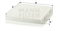 Filtru, aer habitaclu CU 23 009 MANN-FILTER