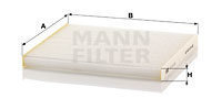 Filtru, aer habitaclu CU 23 011 MANN-FILTER