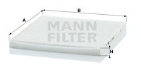 Filtru, aer habitaclu CU 2435 MANN-FILTER