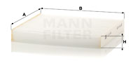 Filtru, aer habitaclu CU 24 006 MANN-FILTER