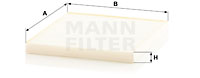 Filtru, aer habitaclu CU 24 008 MANN-FILTER