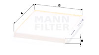 Filtru, aer habitaclu CU 24 013 MANN-FILTER