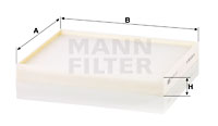 Filtru, aer habitaclu CU 24 017 MANN-FILTER