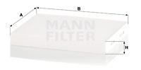 Filtru, aer habitaclu CU 24 024 MANN-FILTER