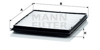 Filtru, aer habitaclu CU 2516 MANN-FILTER