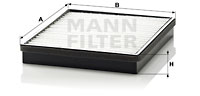 Filtru, aer habitaclu CU 2520 MANN-FILTER