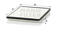 Filtru, aer habitaclu CU 2530 MANN-FILTER