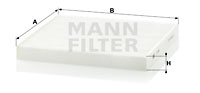 Filtru, aer habitaclu CU 2544 MANN-FILTER