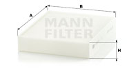 Filtru, aer habitaclu CU 25 001 MANN-FILTER