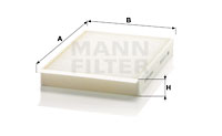 Filtru, aer habitaclu CU 25 002 MANN-FILTER